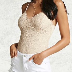 lace cami bodysuit